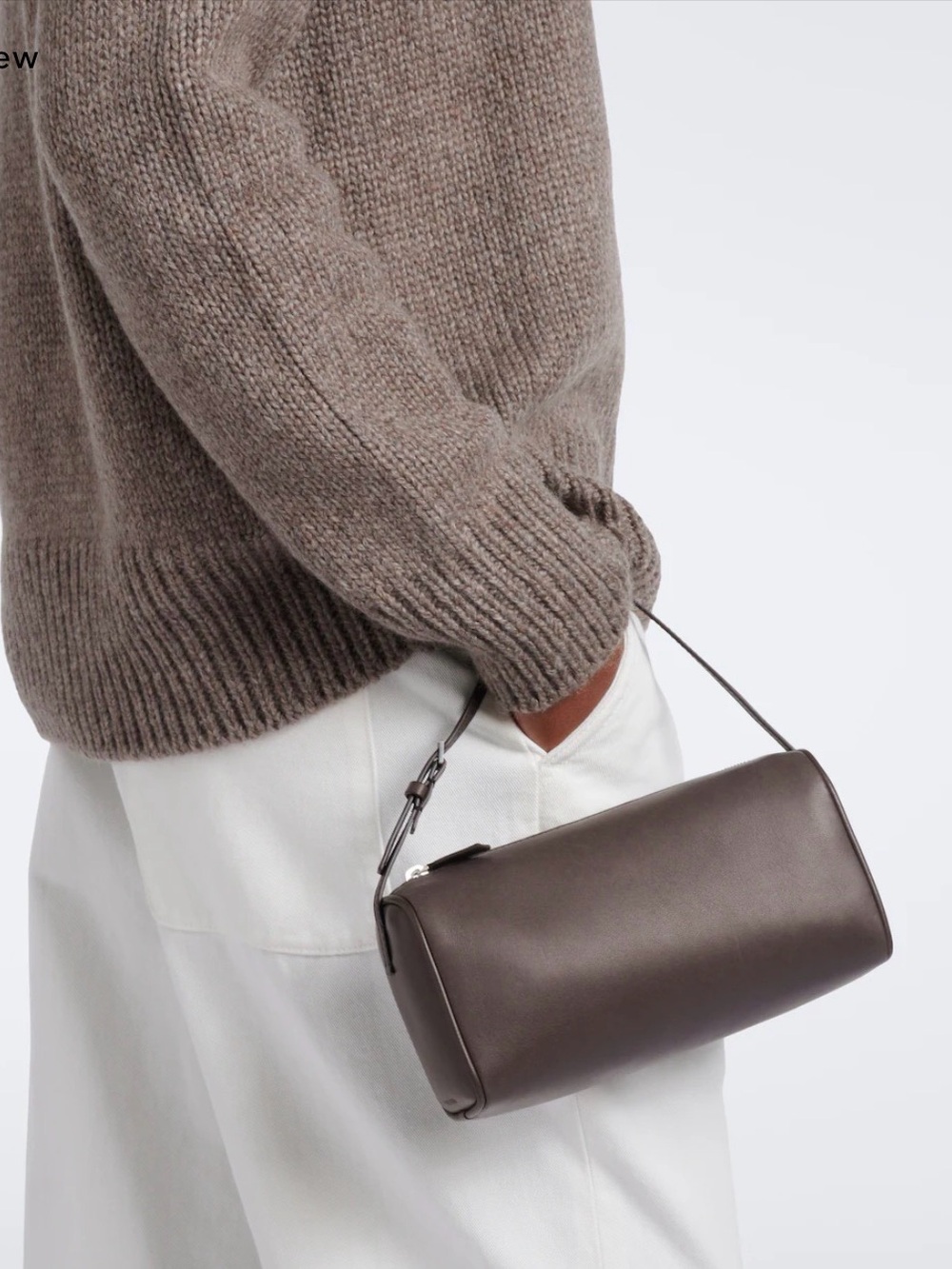 The Row Chocolate Brown 90s Bag
